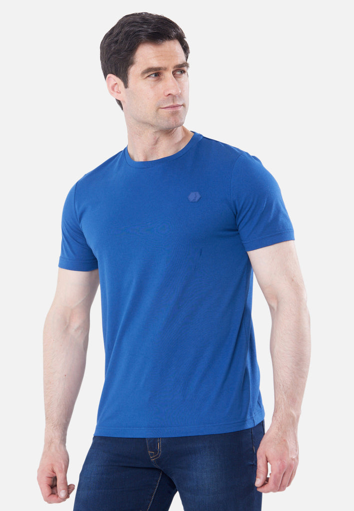 A men's Blue T-Shirt from 6th Sense.