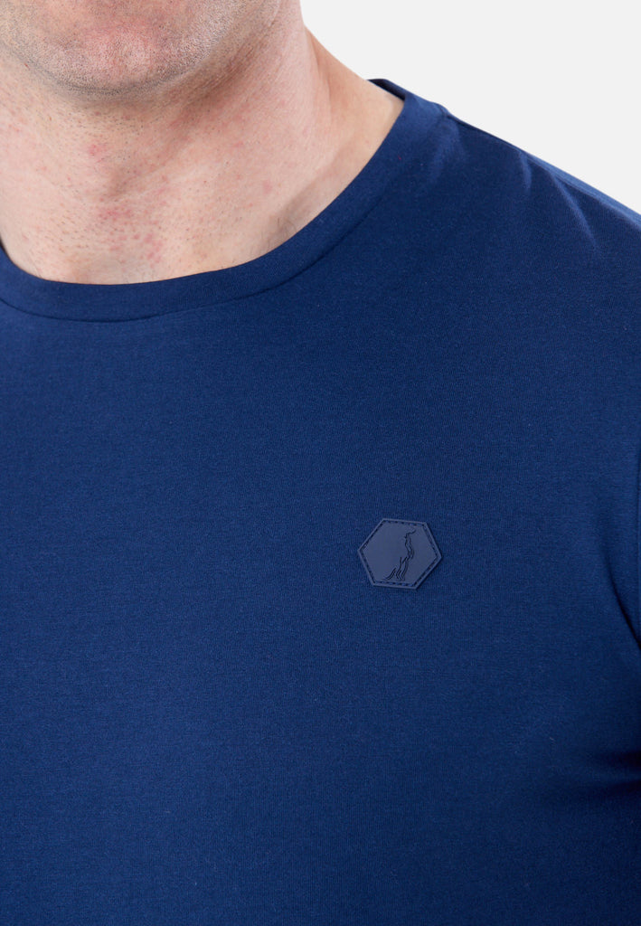 A men's Navy Blue T-Shirt from 6th Sense.