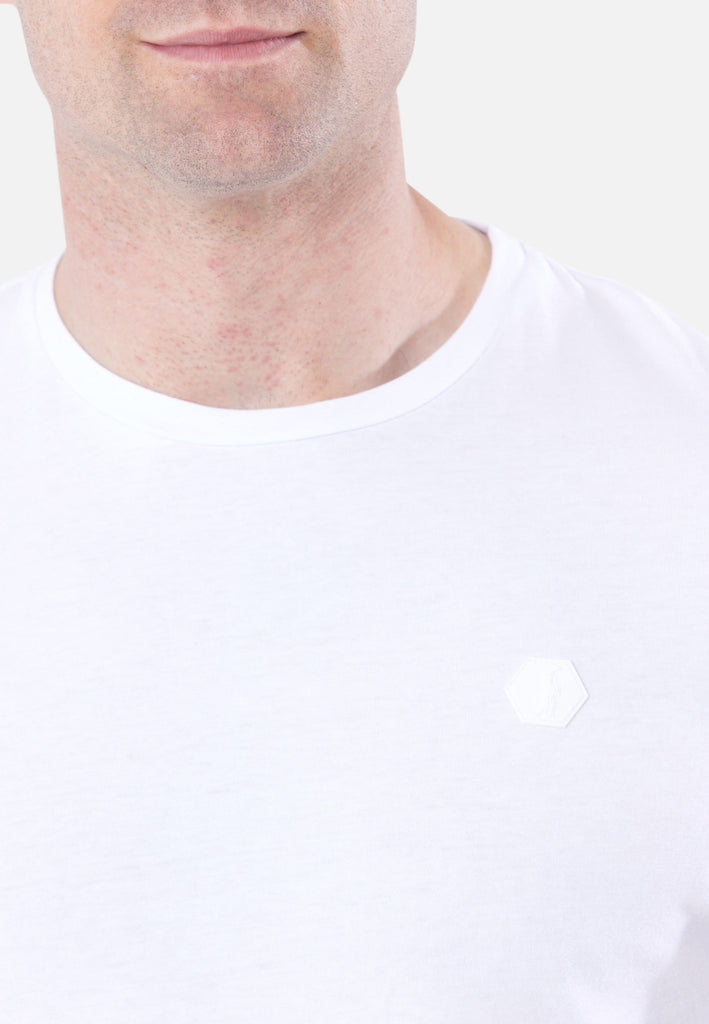 A men's White T-Shirt from 6th Sense.